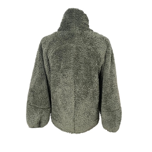 Lululemon Warm Restore Sherpa Pullover Fleece Army Green Size XS/Small - Picture 2 of 9